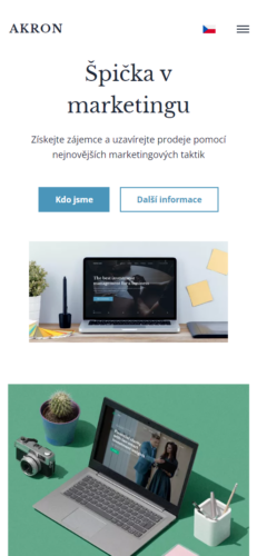 Náhled v mobilu Akron