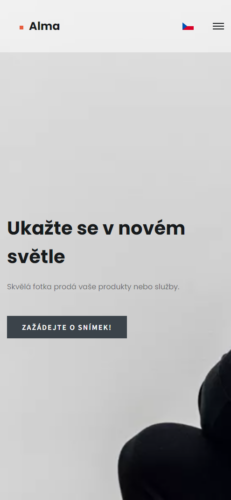 Náhled v mobilu Alma