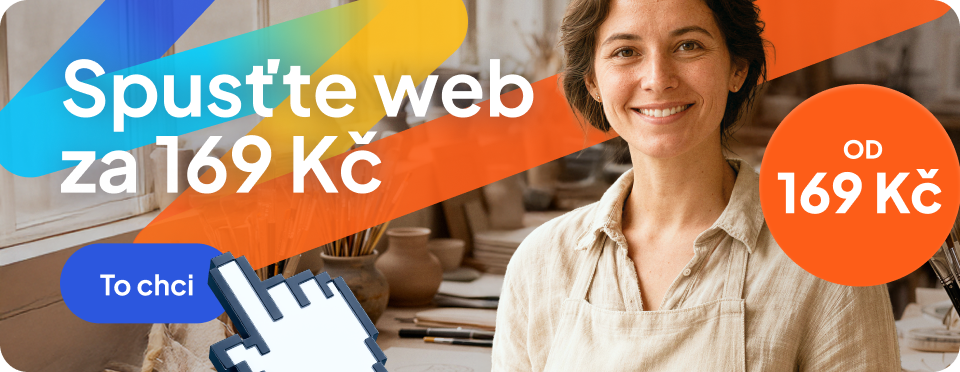 Spusťte web za 169 Kč