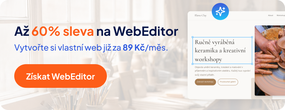 Až 60% sleva na WebEditor